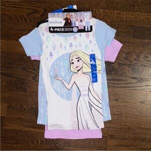 Frozen Kids Pajama Set - Blue and Pink